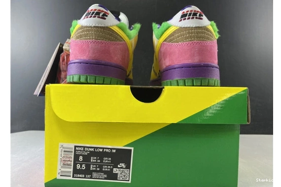 Purple Pro Yellow 318403-137 Nike Duck Low 0723